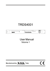 R.V.R. Elettronica TRDS4001 User Manual