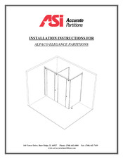 ASI ALPACO ELEGANCE Installation Instructions Manual