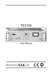 R.v.r. Elettronica TEX150 User Manual