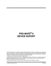 Microchip Technology PRO MATE II Manual