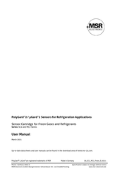 MSR ELECTRONIC SC2 Series User Manual