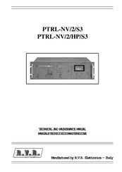 R.v.r. Elettronica PTRL-NV/2/S3 Technical Manual