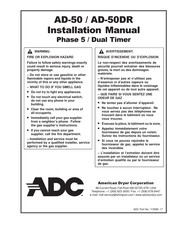 ADC AD-50DR Installation Manual