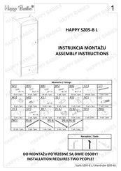 Happy Babies HAPPY SZ05-B L Assembly Instructions Manual