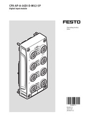 Festo CPX-AP-A-16DI-D-M12-5P Operating Instructions Manual