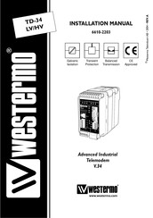 Westermo TD-34 LV Installation Manual