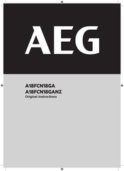 AEG A18FCN18GA Original Instructions Manual