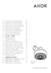 Axor Citterio 39740 Series Instructions For Use Manual