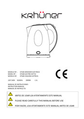 KRHÜNER 37548 Instruction Manual