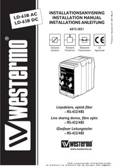 Westermo LD-63B DC Installation Manual