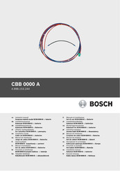 Bosch BCM-0000-B Installation Manual