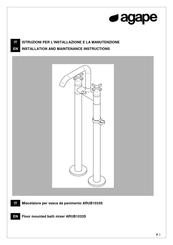 agape ARUB1033S Installation And Maintenance Instructions Manual