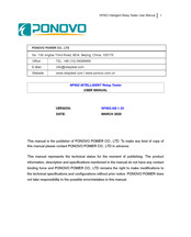 Ponovo NF802 User Manual