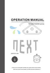 Next YZ15W Series Operation Manual