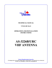 Valcom AS-3226B/URC Technical Manual