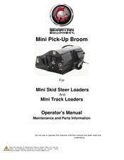Spartan Equipment Mini Pick-Up Broom Operator's Manual
