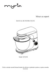 Myria MY4098 Instruction Manual