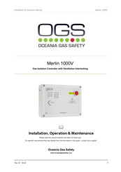 OGS Merlin 1000V Installation Operation & Maintenance