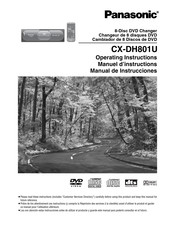 Panasonic CX-DH801U - Car Audio - DVD Operating Instructions Manual