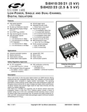 Silicon Laboratories Si8421 Manual