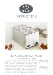 King Edward CBM2 Instructions Manual