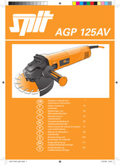 SPIT AGP 125AV Operator's Manual And Maintenance Instructions