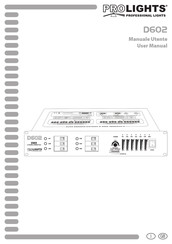 ProLights D602 User Manual