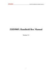 Zmotion ZHD500X Manual