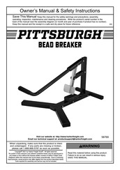Pittsburgh Bead Breaker Owner's Manual & Safety Instructions