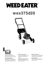 Weed Eater wex375d20 Instruction Manual