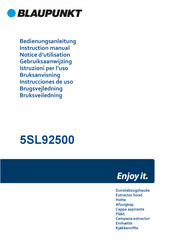 Blaupunkt 5SL92500 Instruction Manual