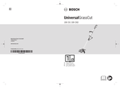 Bosch UniversalGrassCut 18V-26 Original Instructions Manual