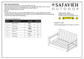 Safavieh Outdoor Montford CPT1003A Assembly