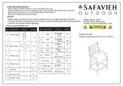 Safavieh Outdoor San Salvador CPT1020 Assembly