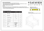 Safavieh Outdoor Guadeloupe CPT1007A Assembly