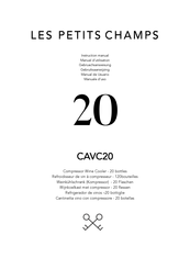 Adeva Les Petits Champs CAVC20 Instruction Manual