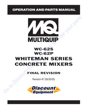 MQ Multiquip WC-62P Operation And Parts Manual