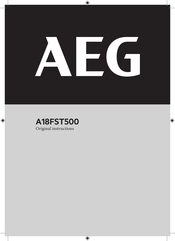 AEG A18FST500 Original Instructions Manual