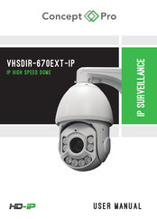 Concept Pro VHSDIR-670EXT-IP User Manual