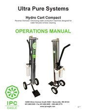 IPC Eagle Ultra Pure Systems Hydro Cart Compact Operation Manual