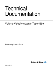 BRUEL & KJAER 4299 Assembly Instructions Manual