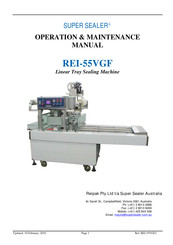Super Sealer REI-55VGF Operation & Maintenance Manual