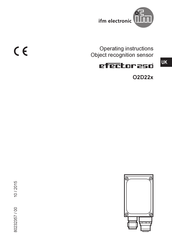 IFM Electronic efector 250 O2D22x Operating Instructions Manual