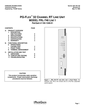 PairGain PG-FLEX FRL-746 List 1 Manual