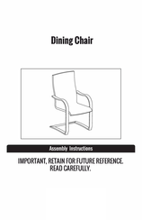 Rst Barcelo OP-PETS6-BAR-Chairs Assembly Instructions Manual