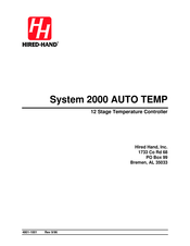 HIRED-HAND System 2000 AUTO TEMP Manual