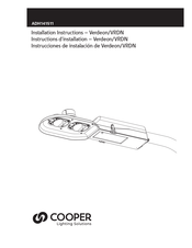 Cooper Lighting Solutions Verdeon Installation Instructions Manual