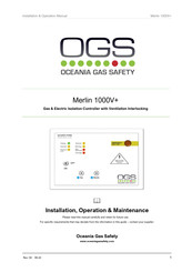 OGS Merlin 1000V+ Installation Operation & Maintenance