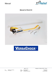 1st-Relief 1st23VCWINCHKIT Manual