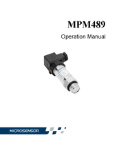 Microsensor MPM489 Operation Manual